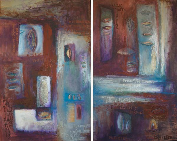 New Ground Diptych